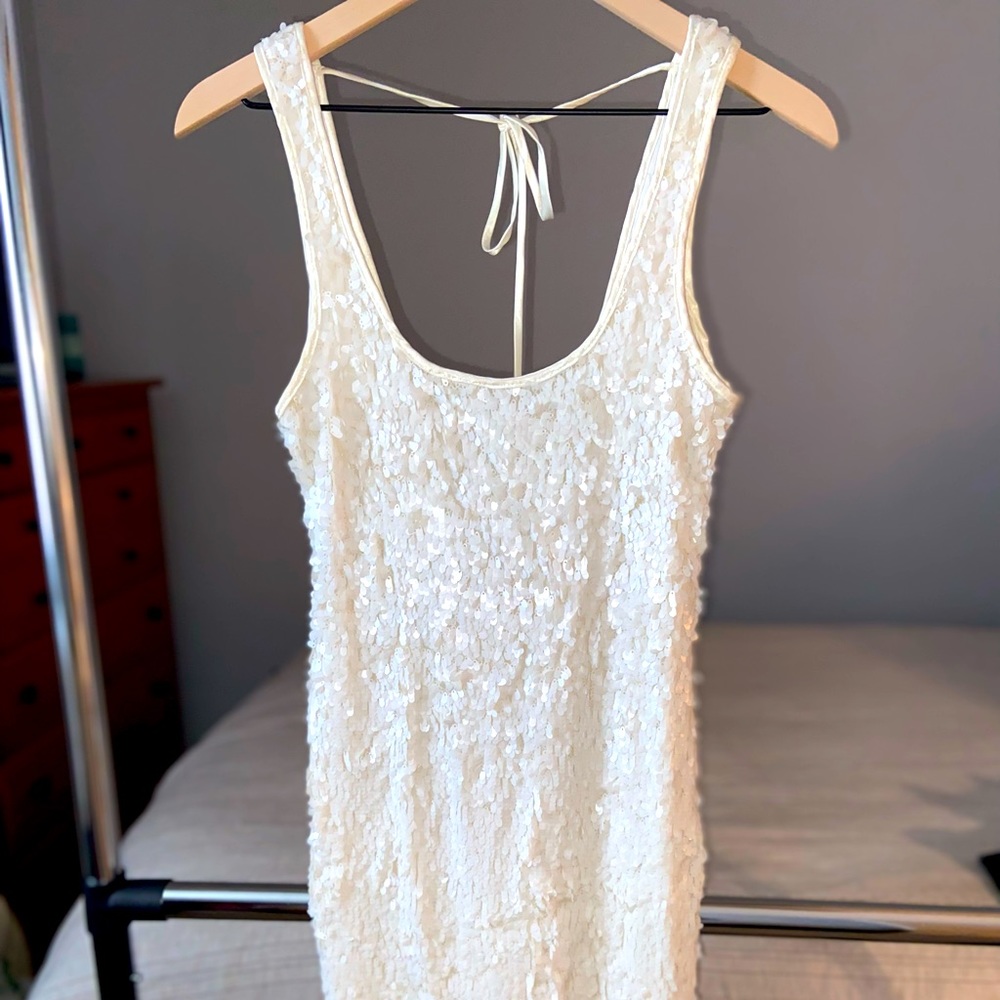 Sequin mini dress